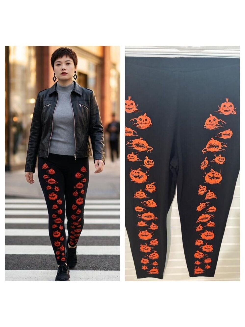 Leggings by vampire freaks size large no tag new